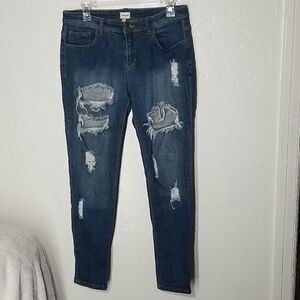Sneak Peek Very Distressed Jeans Size 7